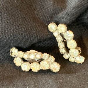 Vintage rhinestone earrings